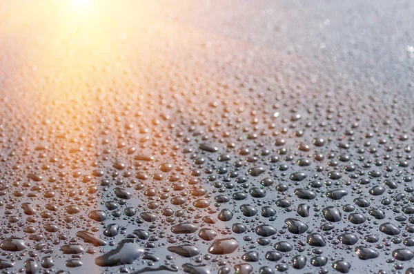 Gotas en el vidrio — Foto de Stock