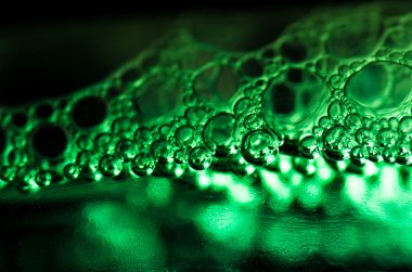 deterjan kabarcıklar kapatın