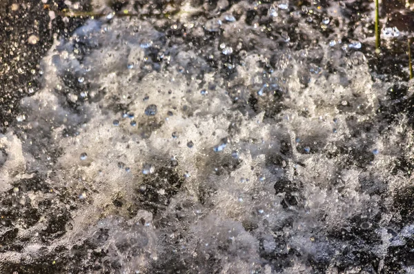 Вода Потоком Сильного Дождя Время Грозы — стоковое фото