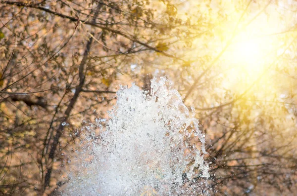 Wasserfontäne Hintergrund — Stockfoto