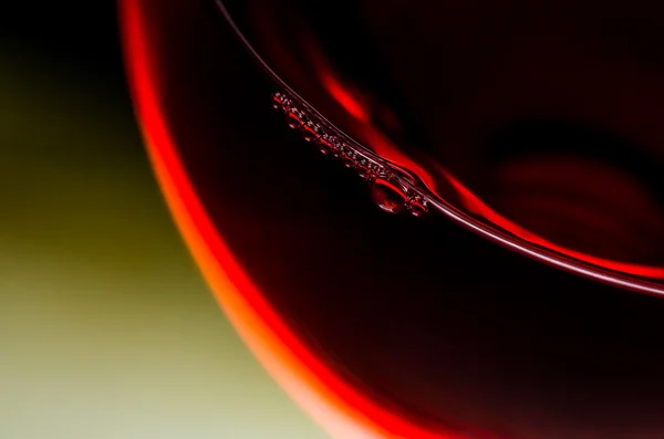 Bubbels in wijn — Stockfoto