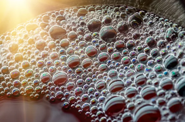 Bubbles in wine — Stock Photo, Image