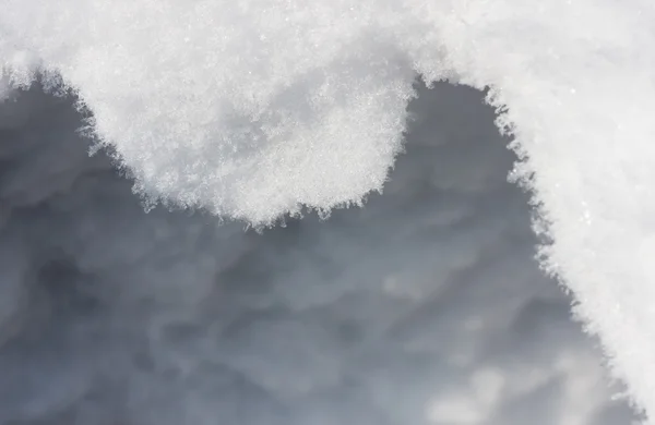 Fundo Neve Neste Inverno Grandes Formas Padrões Perto — Fotografia de Stock