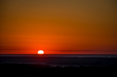 Yaz aylarında gündoğumu