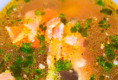 otlar ile arka plan güzel lezzetli taze lezzetli çorba