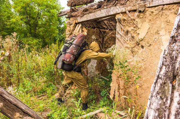 tourist traveler wanderer exploring STALKER