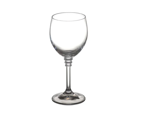 Leeres Weinglas isoliert — Stockfoto