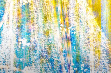 Renkli Noel ışıkları arka plan bulanıklık.