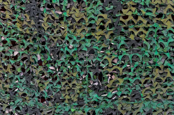 Leaf camouflage net background — Stock Photo, Image