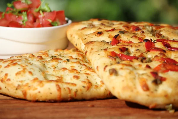 Focaccia ekmek — Stok fotoğraf