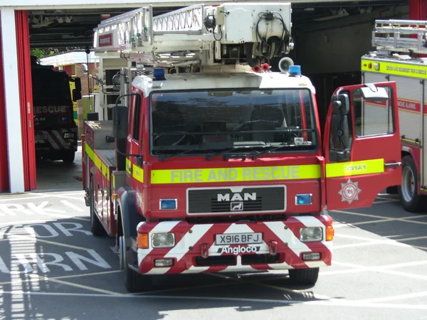 Camión de bomberos y rescate Devon y somerset - Barnstaple, Devon . — Foto de Stock