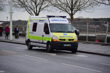 St John ambulans - Bideford Devon - 01/01/2015