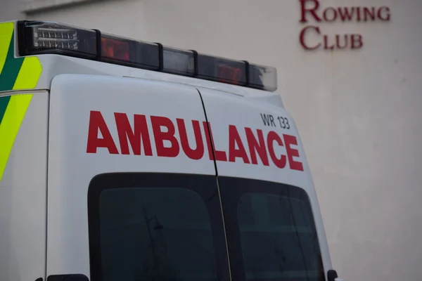 Back of Ambulance — Stock Photo, Image
