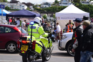 Devon ve Cornwall polis motorcu 