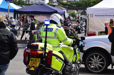Devon ve Cornwall polis motorcu 