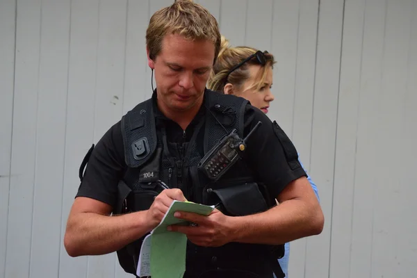 30 bir Incdent gerçekleşti sonra 2015 - Bideford, Devon polis not almak adam