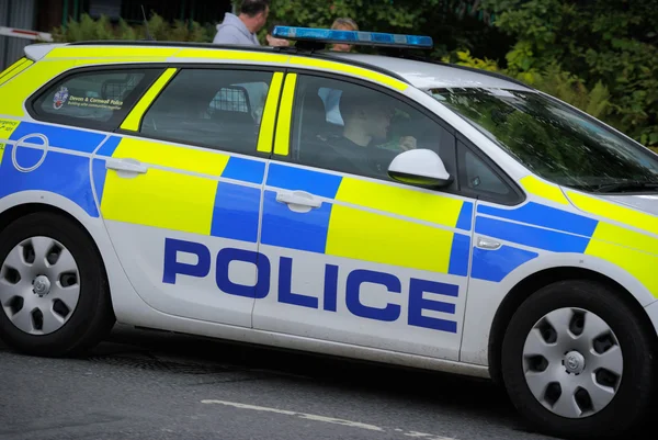 Devon and Cornwall police, response car — Stock Photo, Image