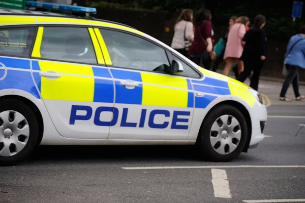 Devon and Cornwall police, response car — Stock Photo, Image