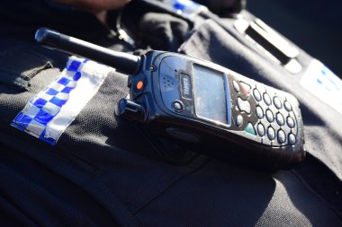 Devon ve Cornwall polis memuru polis radyo