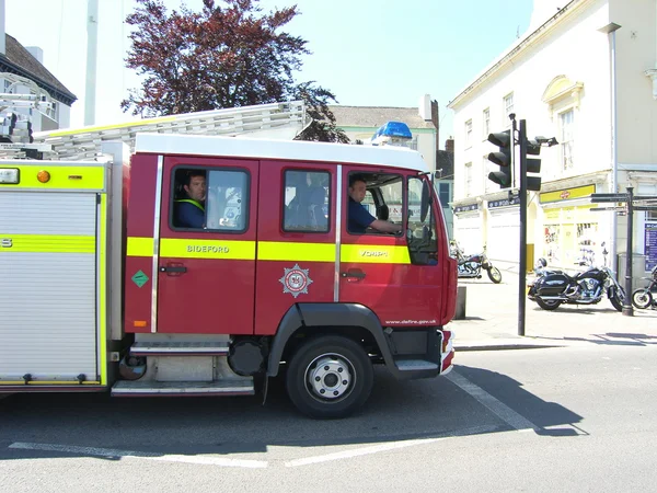 English Fire Truck, Bideford, Devon — Stock Photo, Image