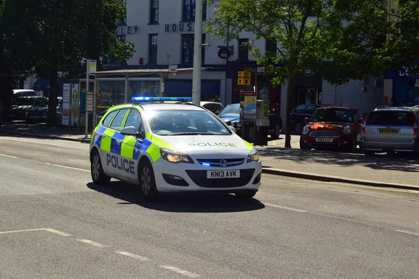 24/08/2014 Devon and Cornwall police car — Stock Photo, Image