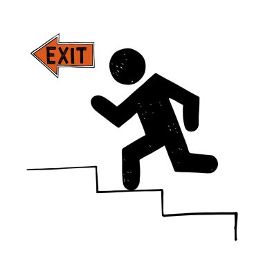 Yangın tahliye işareti