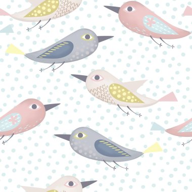 Harika kuşlar desen