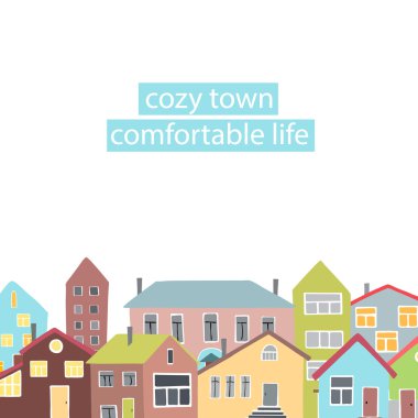 Farklı evleriyle tasarlamak çerçeve.  