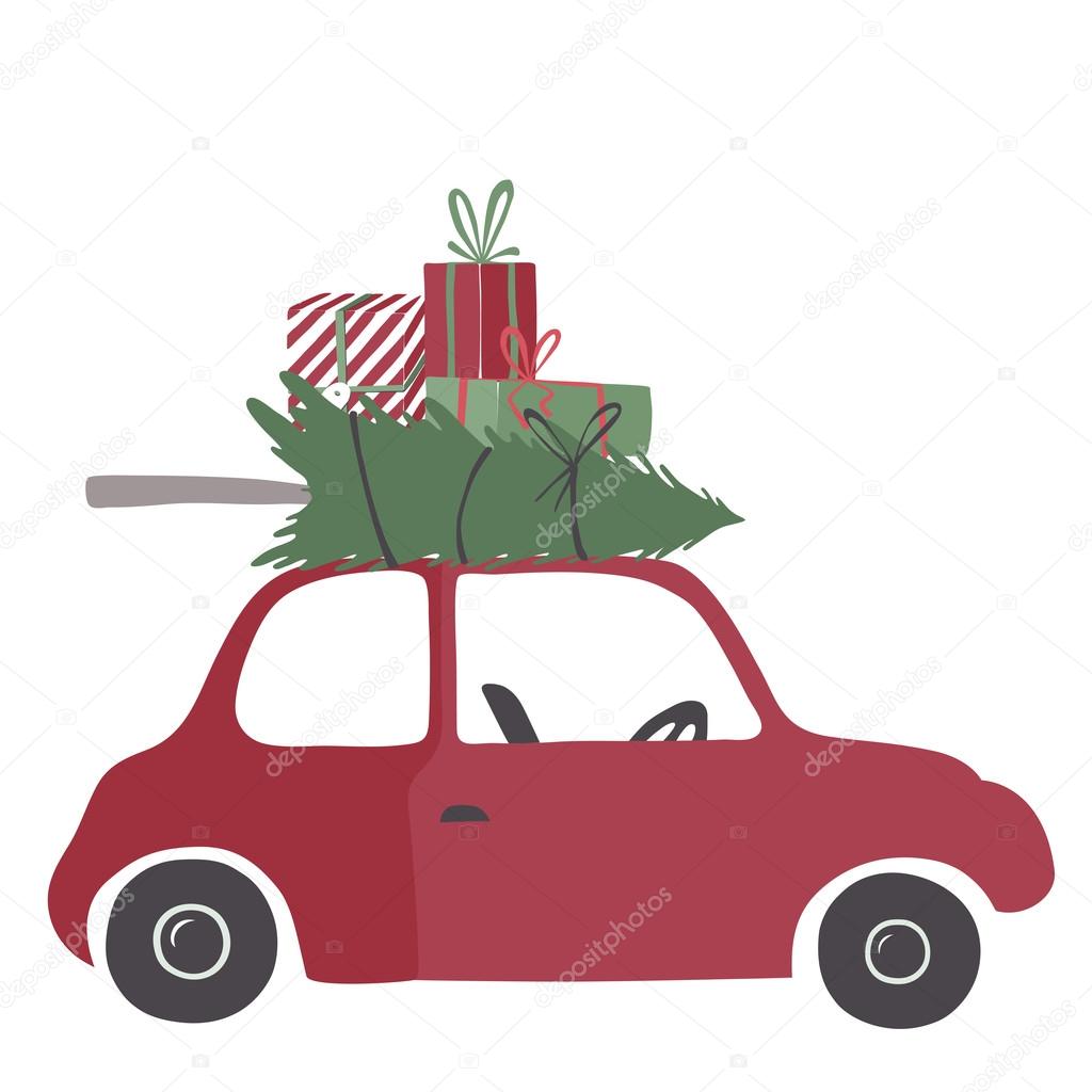 Spesial christmas delivery vector