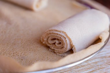 Injera, Etiyopya 'nın temel gıdası.