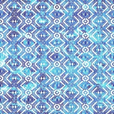 Geometrik yüksek çözünürlüklü beyaz tuval üzerinde izole boho deseni