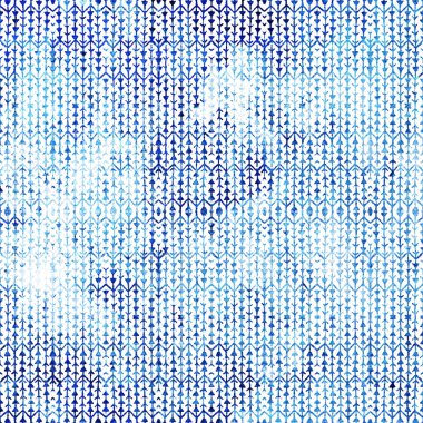 Geometrik yüksek çözünürlüklü beyaz tuval üzerinde izole boho deseni