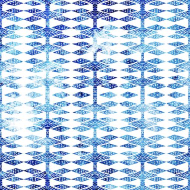 Geometrik yüksek çözünürlüklü beyaz tuval üzerinde izole boho deseni