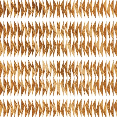 Geometrik yüksek çözünürlüklü beyaz tuval üzerinde izole boho deseni