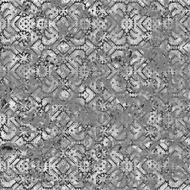 Geometrik yüksek çözünürlüklü beyaz tuval üzerinde izole boho deseni