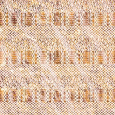 Geometrik yüksek çözünürlüklü beyaz tuval üzerinde izole boho deseni