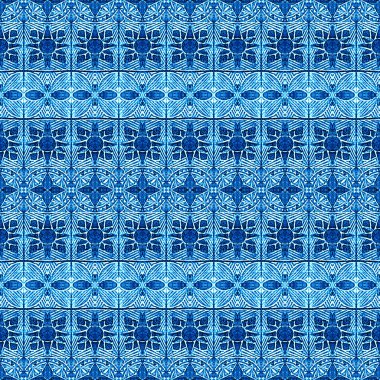 Geometrik yüksek çözünürlüklü beyaz tuval üzerinde izole boho deseni