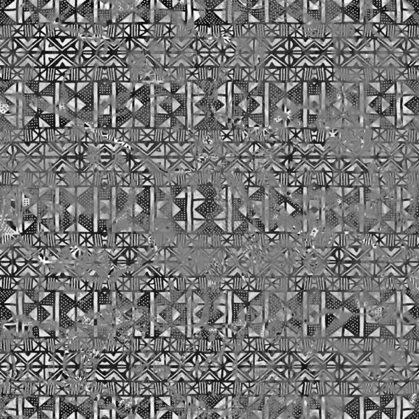 Geometrik yüksek çözünürlüklü beyaz tuval üzerinde izole boho deseni