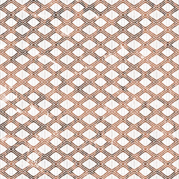 Geometric High Definition Repeat Boho Pattern Isolated White Canvas — Stock Photo, Image