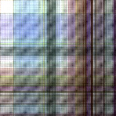 Çekler ve tartan örülmüş dokuyla modern klasik deseni tekrarlar