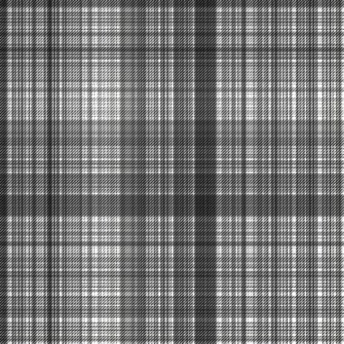Çekler ve tartan örülmüş dokuyla modern klasik deseni tekrarlar