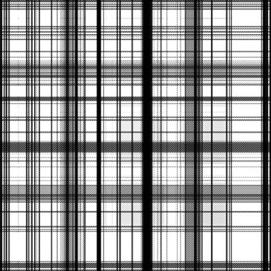 Çekler ve tartan örülmüş dokuyla modern klasik deseni tekrarlar
