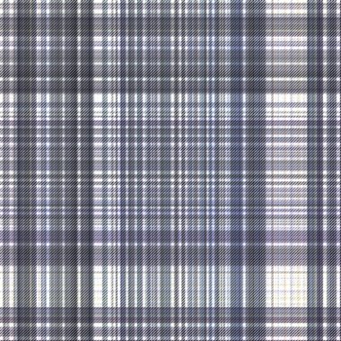 Çekler ve tartan örülmüş dokuyla modern klasik deseni tekrarlar