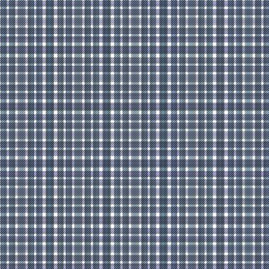 Çekler ve tartan örülmüş dokuyla modern klasik deseni tekrarlar