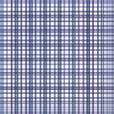 Çekler ve tartan örülmüş dokuyla modern klasik deseni tekrarlar