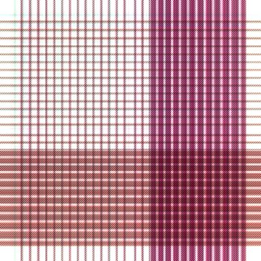 Çekler ve tartan örülmüş dokuyla modern klasik deseni tekrarlar