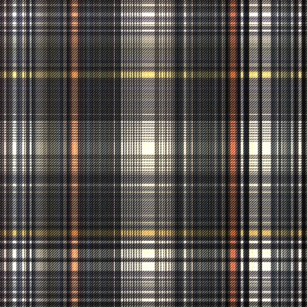 Verificações Tartan Repetir Padrão Clássico Moderno Com Textura Tecida — Fotografia de Stock