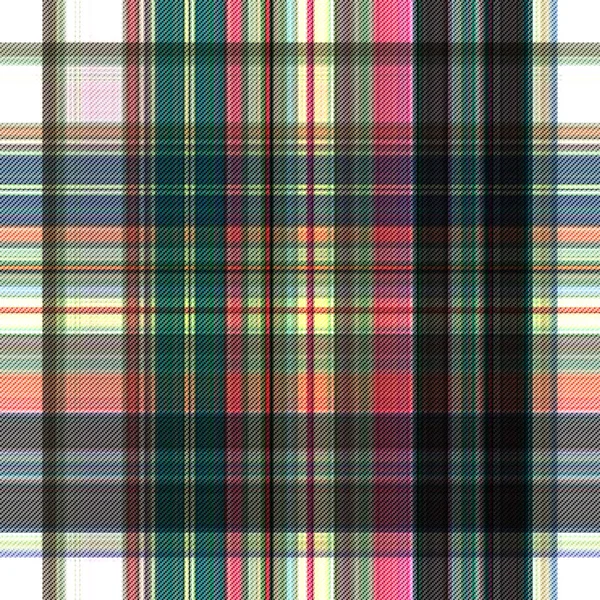 Checks Tartan Herhalen Modern Klassiek Patroon Met Geweven Textuur — Stockfoto