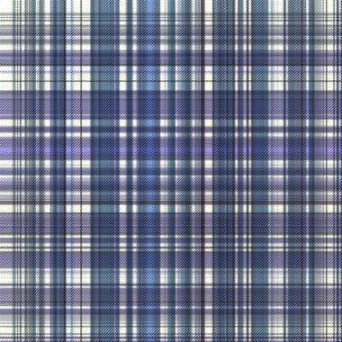 Çekler ve tartan örülmüş dokuyla modern klasik deseni tekrarlar