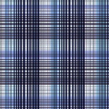 Çekler ve tartan örülmüş dokuyla modern klasik deseni tekrarlar